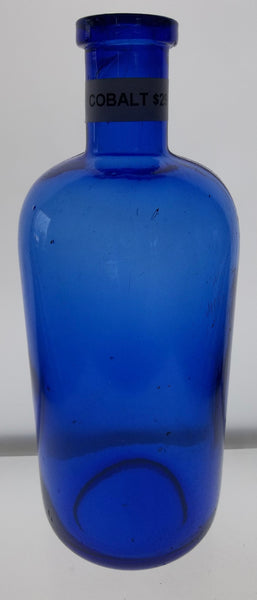 Cobalt Apothecary Bottle