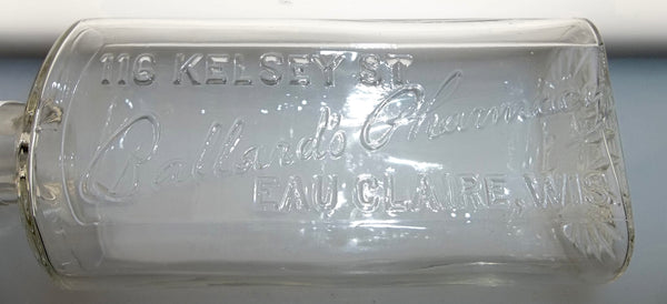 Ballard's Pharmacy Bottle from Eau Claire, Wisconsin