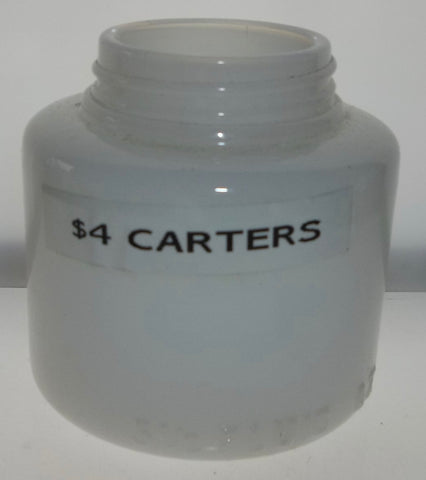 Milk Glass Carter's Ink Bottle