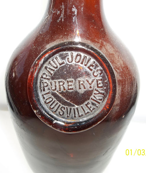 Paul Jones Rye Bottle from Louisville, Kentucky