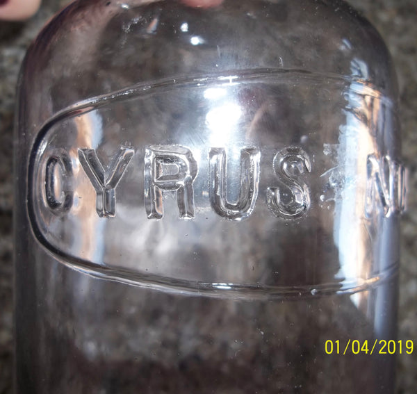 Crown Distilling Cyrus Noble Bottle with Original Foil on Neck