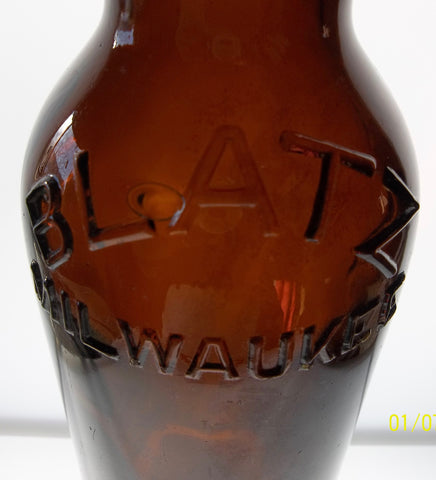 Blatz Beer Bottle from Milwaukee, Wisconsin