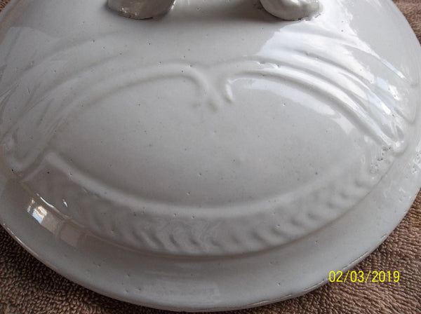 Beautiful Ironstone Tureen Lid