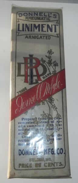 Donnell's Rheumatic Liniment from St. Louis, Missouri