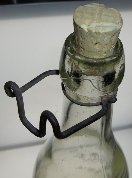 1887 A. Seely Soda Bottle from Elmira, NY with Original Wire Closure!