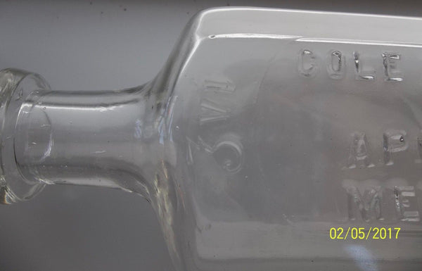 Cole Drug Company Bottle from Memphis, Tenn