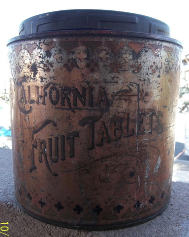 California Fruit Tablets Tin