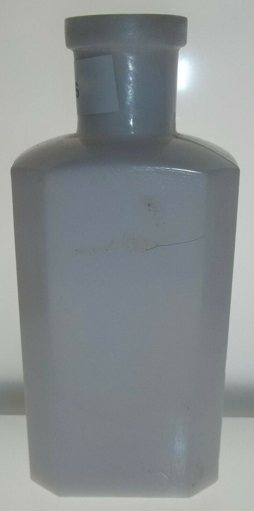 Milk Glass Barry's Pearl Cream Bottle