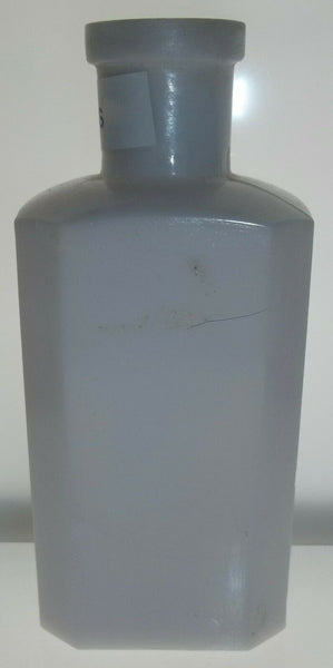 Milk Glass Barry's Pearl Cream Bottle
