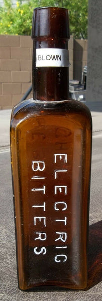 H.E. Bucklen & Co Electric Bitters Bottle from Chicago