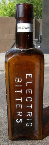 H.E. Bucklen & Co Electric Bitters Bottle from Chicago